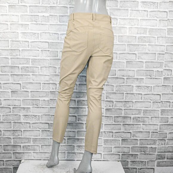 Lululemon Women's City Sleek Slim fit 5 Pocket High Rise Pants in beige sz 30 - Picture 3 of 12